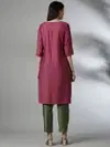 Bs 126 Viscose Rayon With Embroidery Work Kurti Online Wholesale